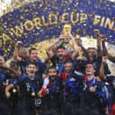 France national football team celebrating winning the 2018 World Cup