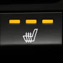 Heated seats symbol inside a car
