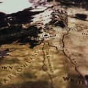 A world map from the Game of Thrones showing Winterfell