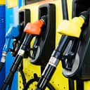 Gas pump with three handles