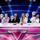 A talent competition judges giving all 10s