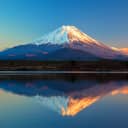Mount Fuji at daybreak