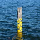 River depth marker