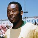 Pele while he was playing with Brasil, wearing a yellow and green jersey