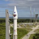 NASA's Atlast V booster on the launchpad