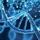 Artistic depiction of a DNA chain