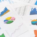 Various data charts laid out
