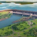 The Itaipu Hydroelectric Dam in Brazil