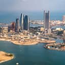 aerial image of Abu Dhabi, United Arab Emirates, 2024.
