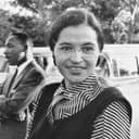 Vintage black and white photo of Rosa Parks