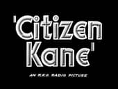 "Citizen Kane" black and white poster