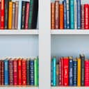 A bookshelf full of books