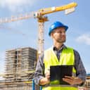OSHA Inspector At Construction Site