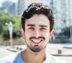 Man smiling into the camera