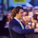 Orlando Bloom on a movie premiere in Hamburg, 2014.