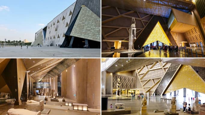 The Grand Egyptian Museum in Giza.