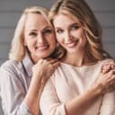 Mother and daughter in a loving embrace