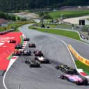 image of F1 cars during Austrian Grand prix, 2018.