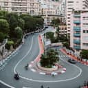 Detail from Monaco Grand Prix racing track during off season