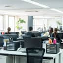 people working in the office