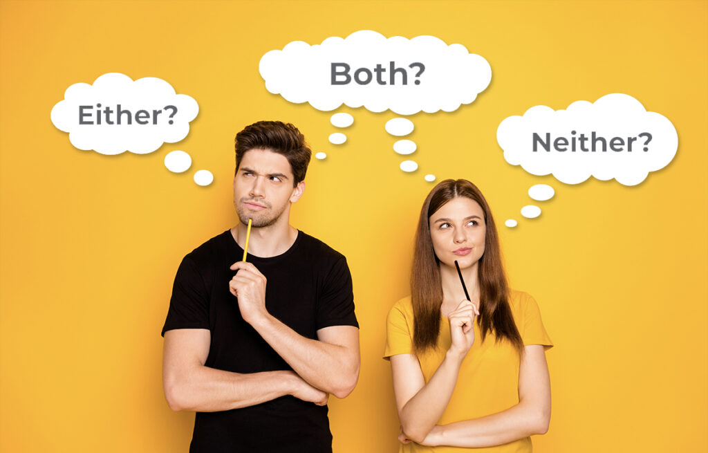 "Both," "Either," and "Neither": What's the Difference?